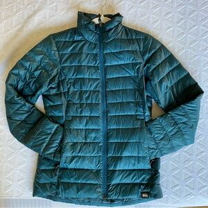 REI Women's Teal Blue Puffer Jacket